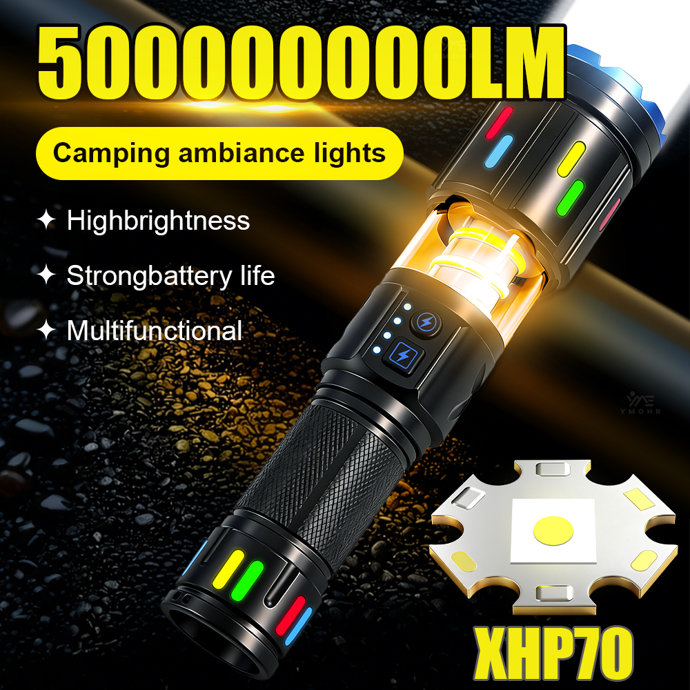 Outdoor Power Works - XHP70 High Power Camping Flashlights Portable