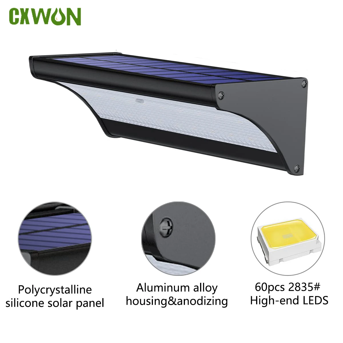 60/48Led Outdoor Solar Wall Li – Outdoor Power Outlet Weatherproof Bewertung und Preis