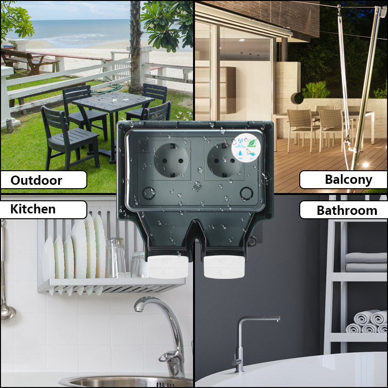 Avoir Tuya Wall Electrical Soc – Outdoor Power Outlet Weatherproof Bewertung und Preis