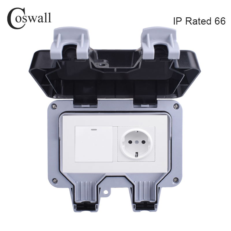 Coswall IP66 Weatherproof Wate – Outdoor Power Outlet Weatherproof Bewertung und Preis