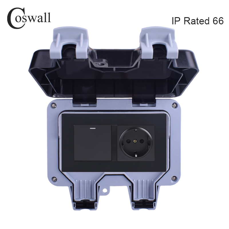 Coswall IP66 Weatherproof Wate – Outdoor Power Outlet Weatherproof Bewertung und Preis