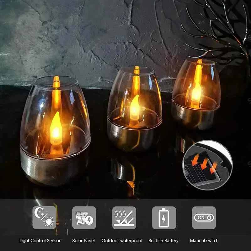 LED Solar Candles Light Flamel – Outdoor Power Outlet Solar Bewertung und Preis