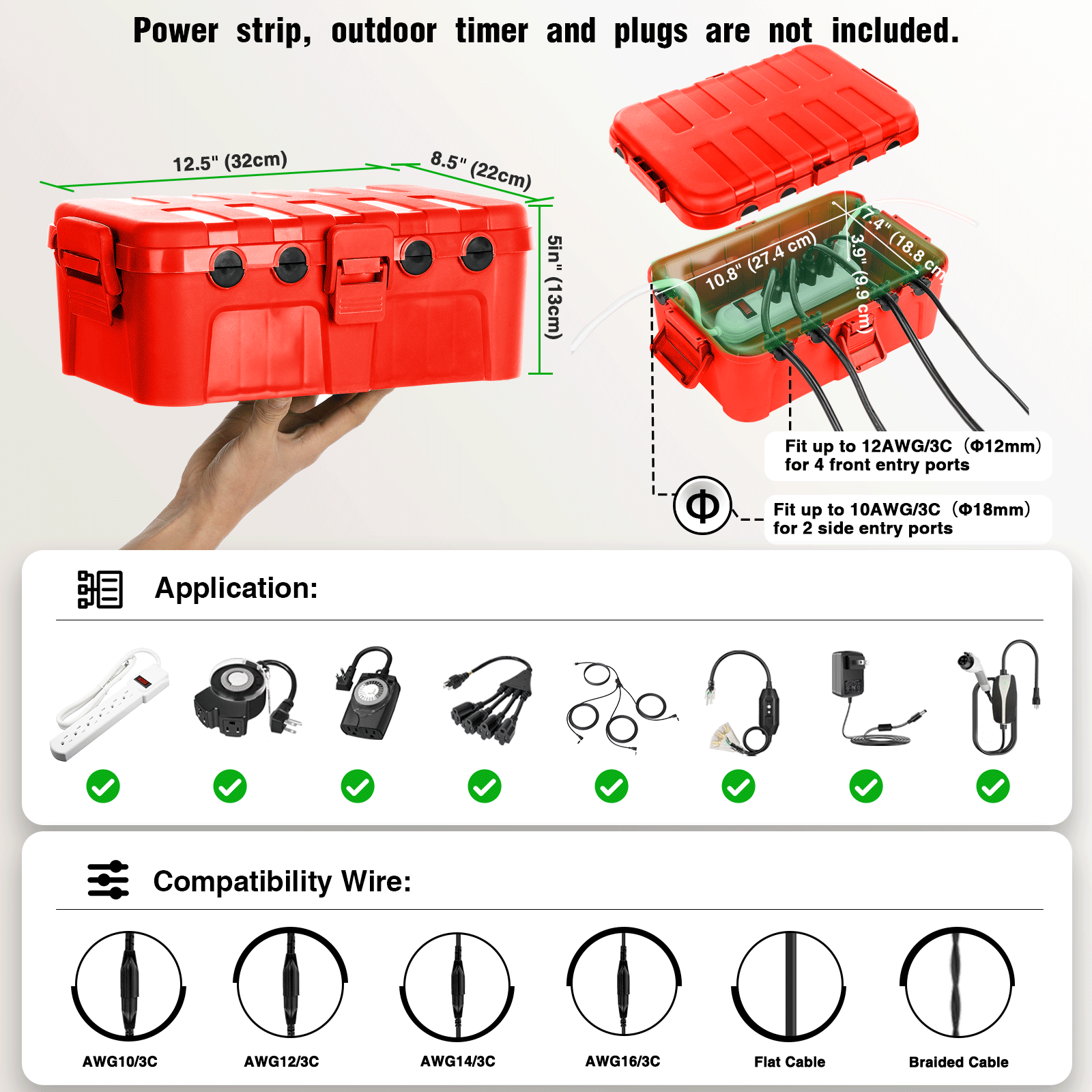 Weatherproof IP54 Outdoor Exte – Outdoor Power Outlet Weatherproof Bewertung und Preis