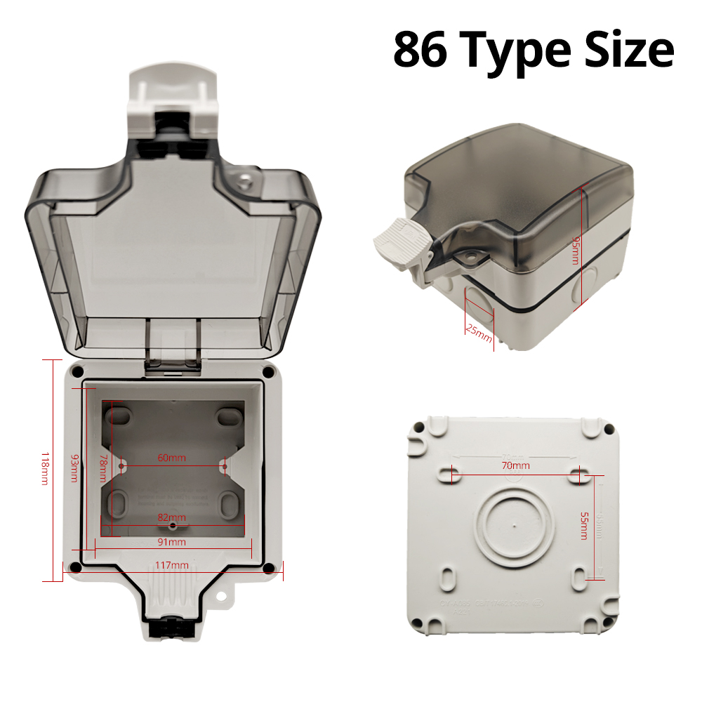 Wallpad IP66 Dustproof Waterpr – Outdoor Power Outlet Weatherproof Bewertung und Preis