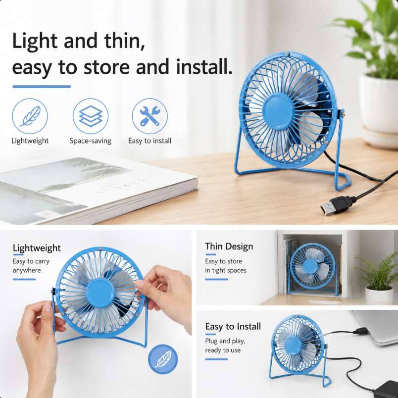 Mini Fan USB Fan Lightweight R – Outdoor Power Works Bewertung und Preis