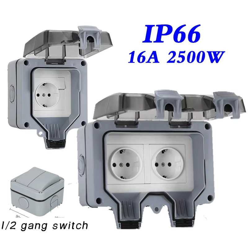 EU KR Outdoor Wall Waterproof  – Outdoor Power Outlet Weatherproof Bewertung und Preis