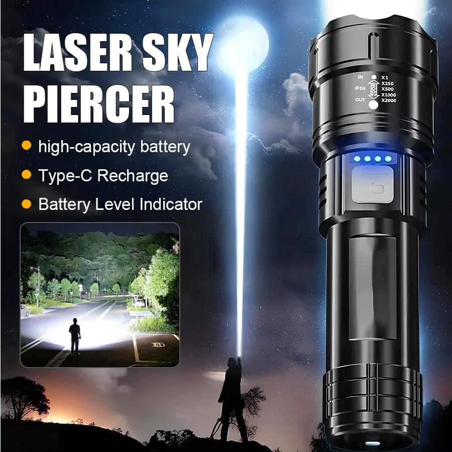 High Power P50 LED Flashlight  – Outdoor Power Lights Bewertung und Preis