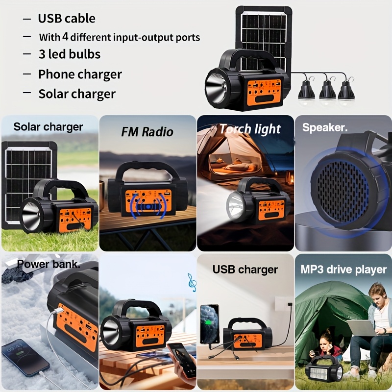 Solar Rechargeable Camping Lig – Outdoor Power Lights Bewertung und Preis