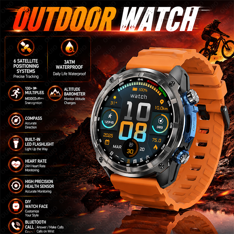 2026 GPS Smart Watch 6 Satelli – Outdoor Power Meter Box Bewertung und Preis