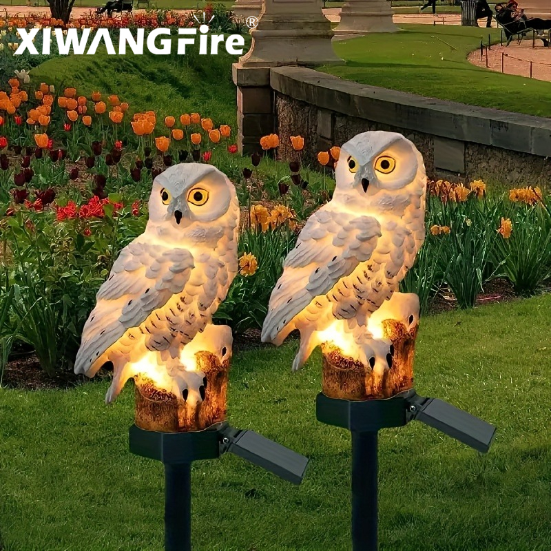 Solar Owl Statue Garden Light  – Outdoor Power Outlet Solar Bewertung und Preis