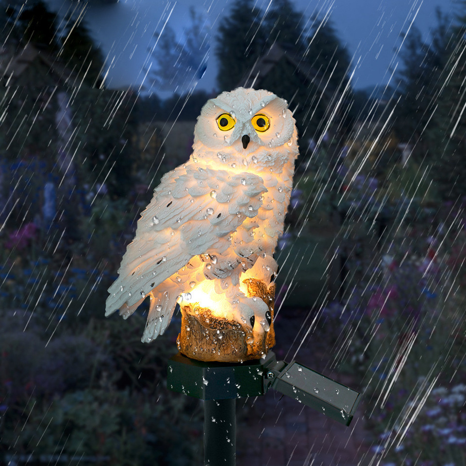 Solar Owl Statue Garden Light  – Outdoor Power Outlet Solar Bewertung und Preis