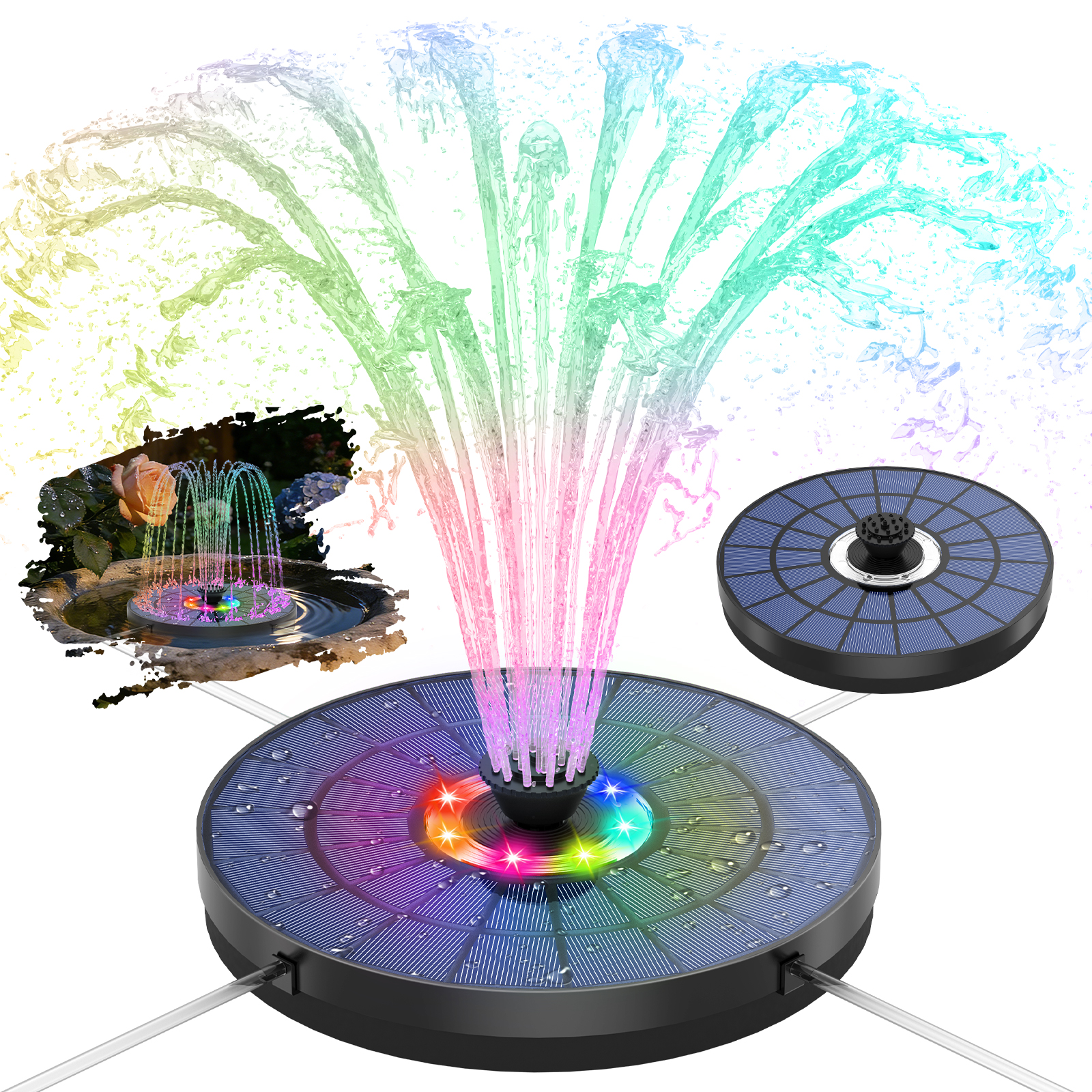 5.5W solar powered fountain wi – Outdoor Power Works Bewertung und Preis