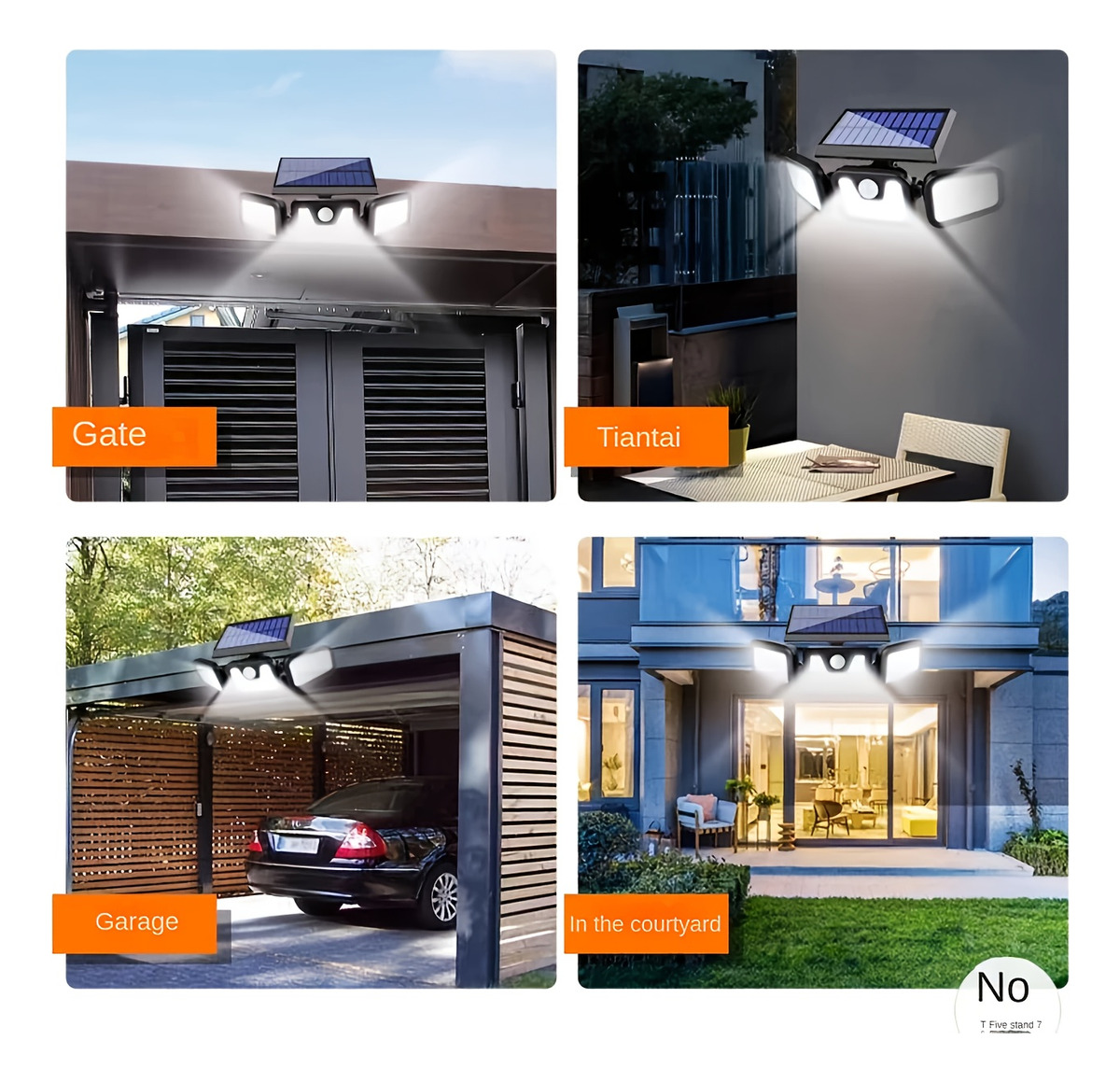 Solar LED Wall Light |Three-he – Outdoor Power Outlet Weatherproof Bewertung und Preis