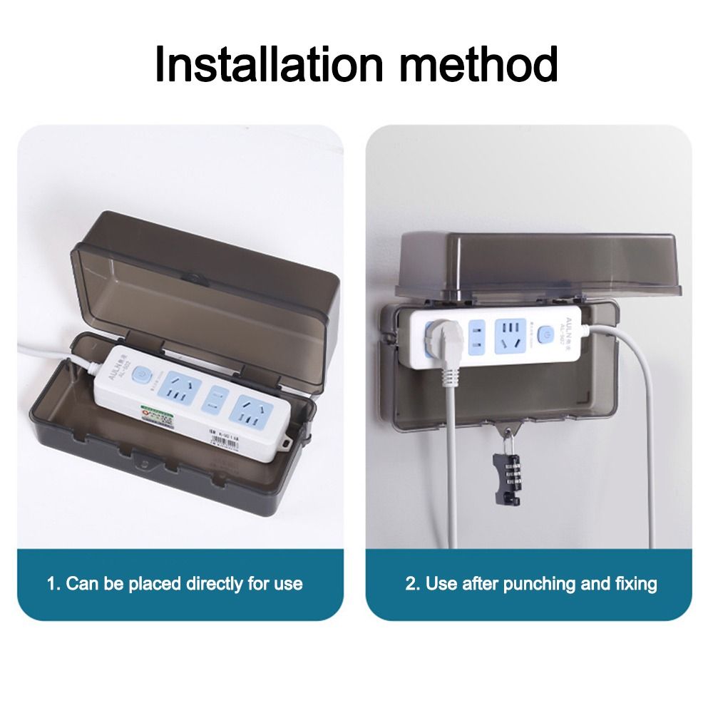 Portable Plastic Plug Box Anti – Outdoor Power Outlet Weatherproof Bewertung und Preis