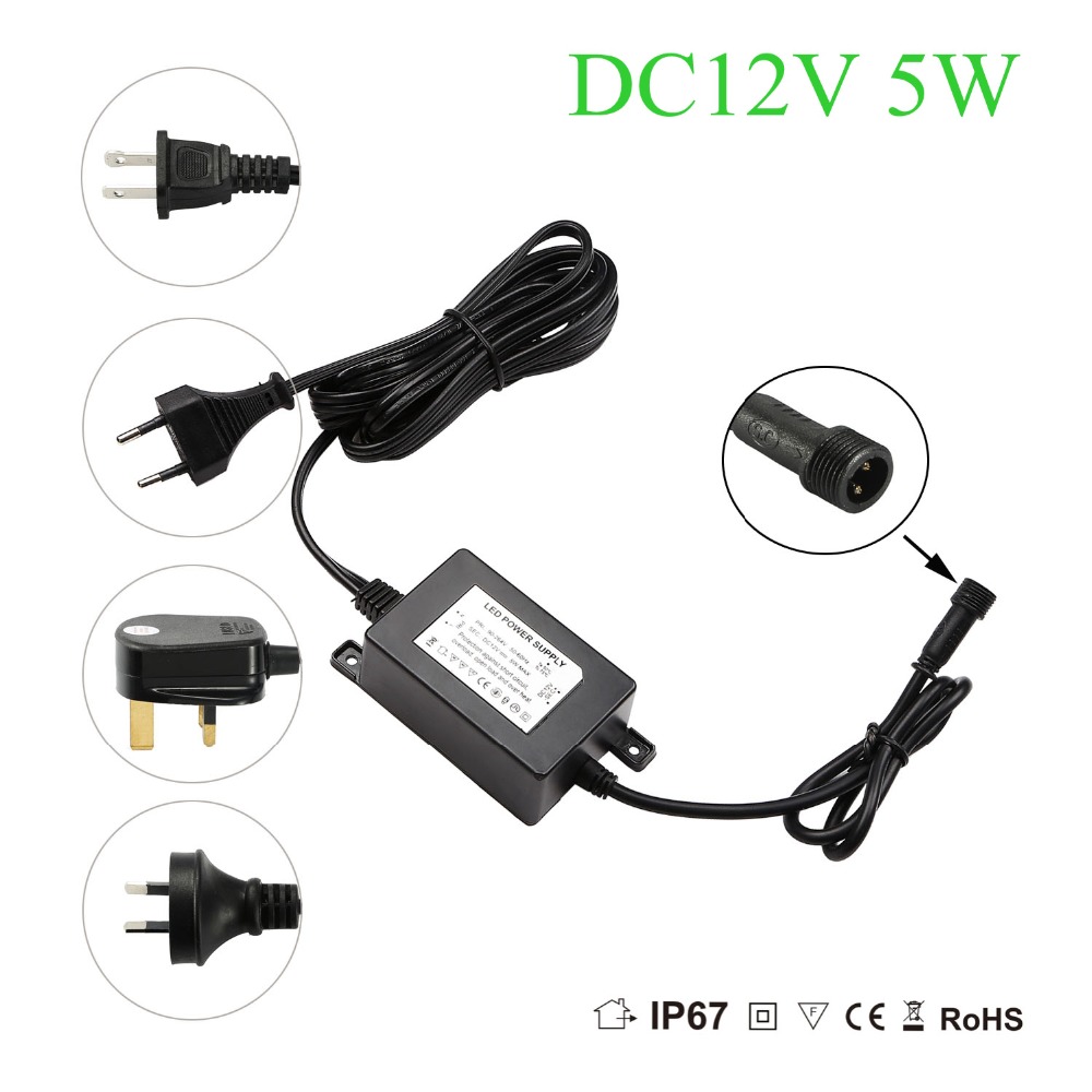 IP67 Waterproof DC12V 5W Trans – Outdoor Power Transformer Bewertung und Preis