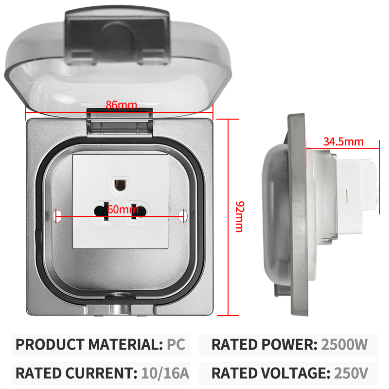 IP65 Waterproof Outdoor Socket – Outdoor Power Outlet Weatherproof Bewertung und Preis