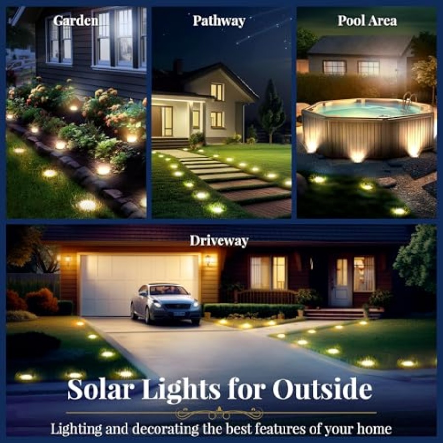 Solar Ground Lights Solar Ligh – Outdoor Power Lights Bewertung und Preis