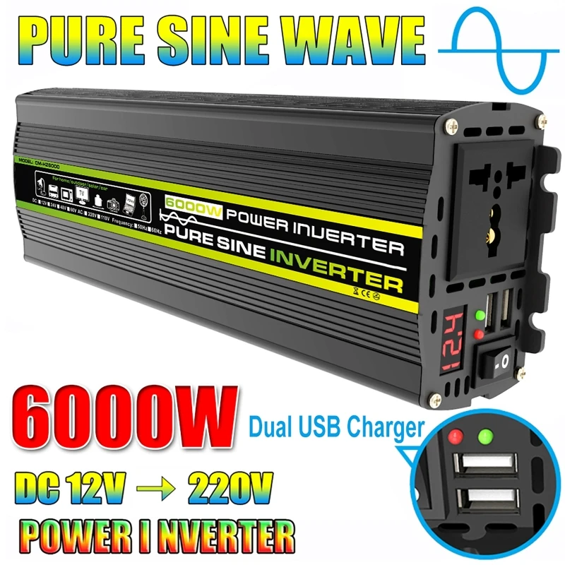 6000W DC12/24V to AC 220V Pure – Outdoor Power Transformer Bewertung und Preis