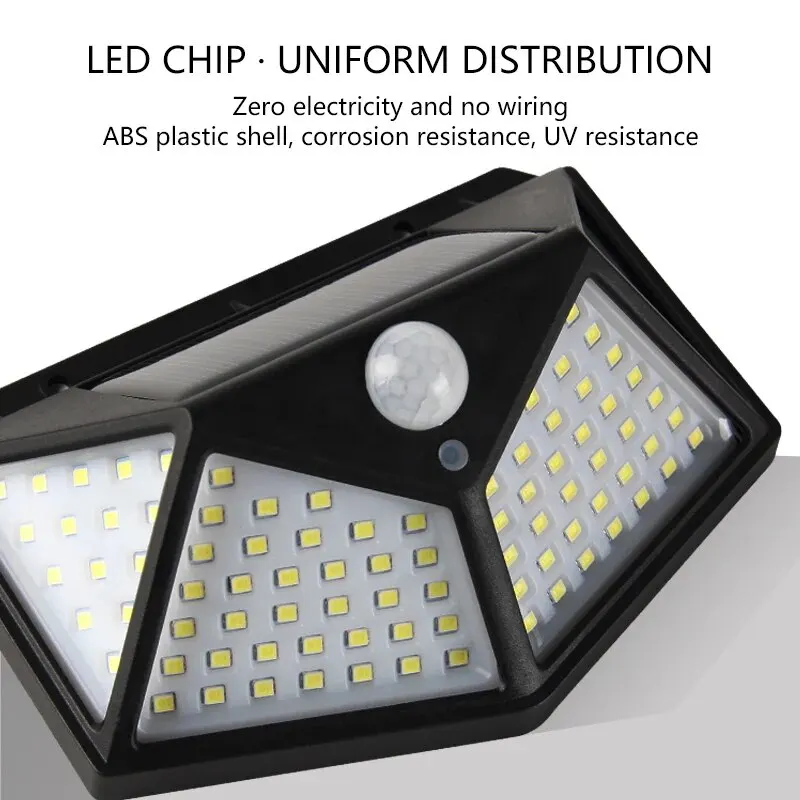 Motion Sensor 100LED Solar Wal – Outdoor Power Outlet Weatherproof Bewertung und Preis