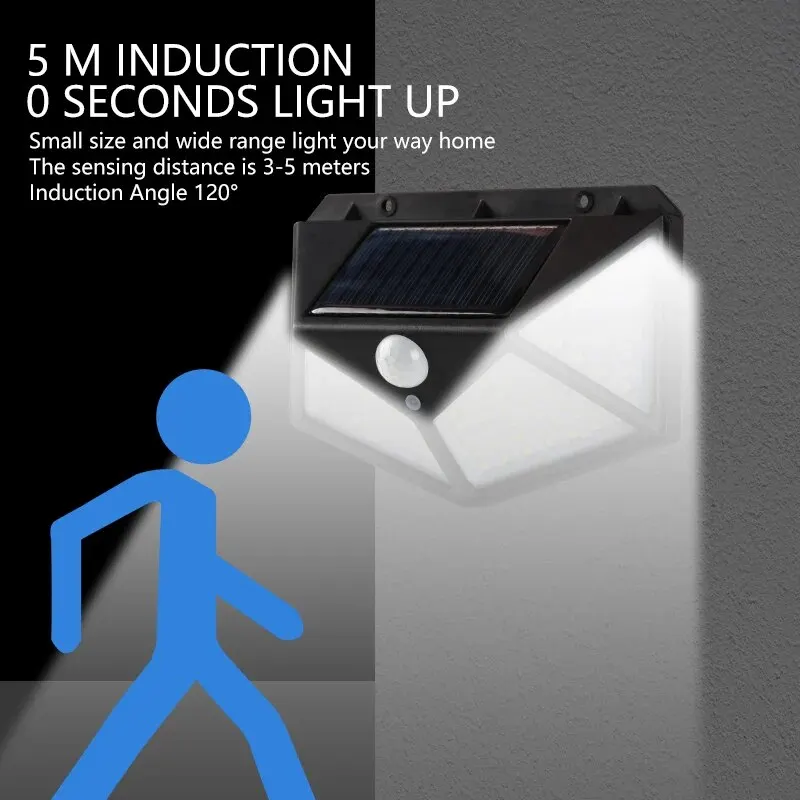 Motion Sensor 100LED Solar Wal – Outdoor Power Outlet Weatherproof Bewertung und Preis