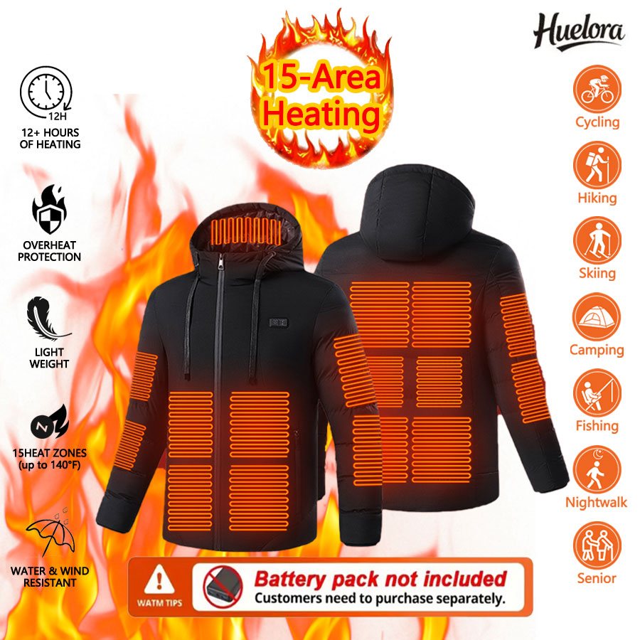 Huelora 11 Area Heated Jacket  – Outdoor Power Works Bewertung und Preis